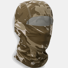 cagoule camouflage multifonction gros plan