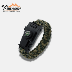 bracelet paracorde de survie vue de face