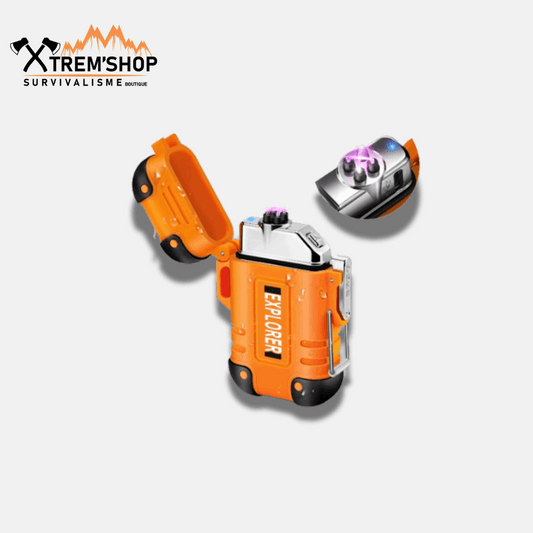 Briquet tempête coloris orange type C