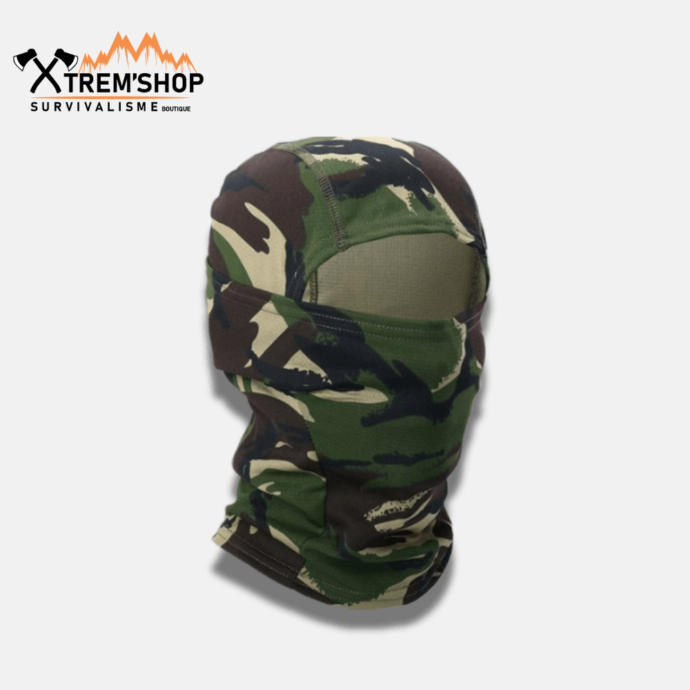 cagoule camouflage multifonction vue d'ensemble