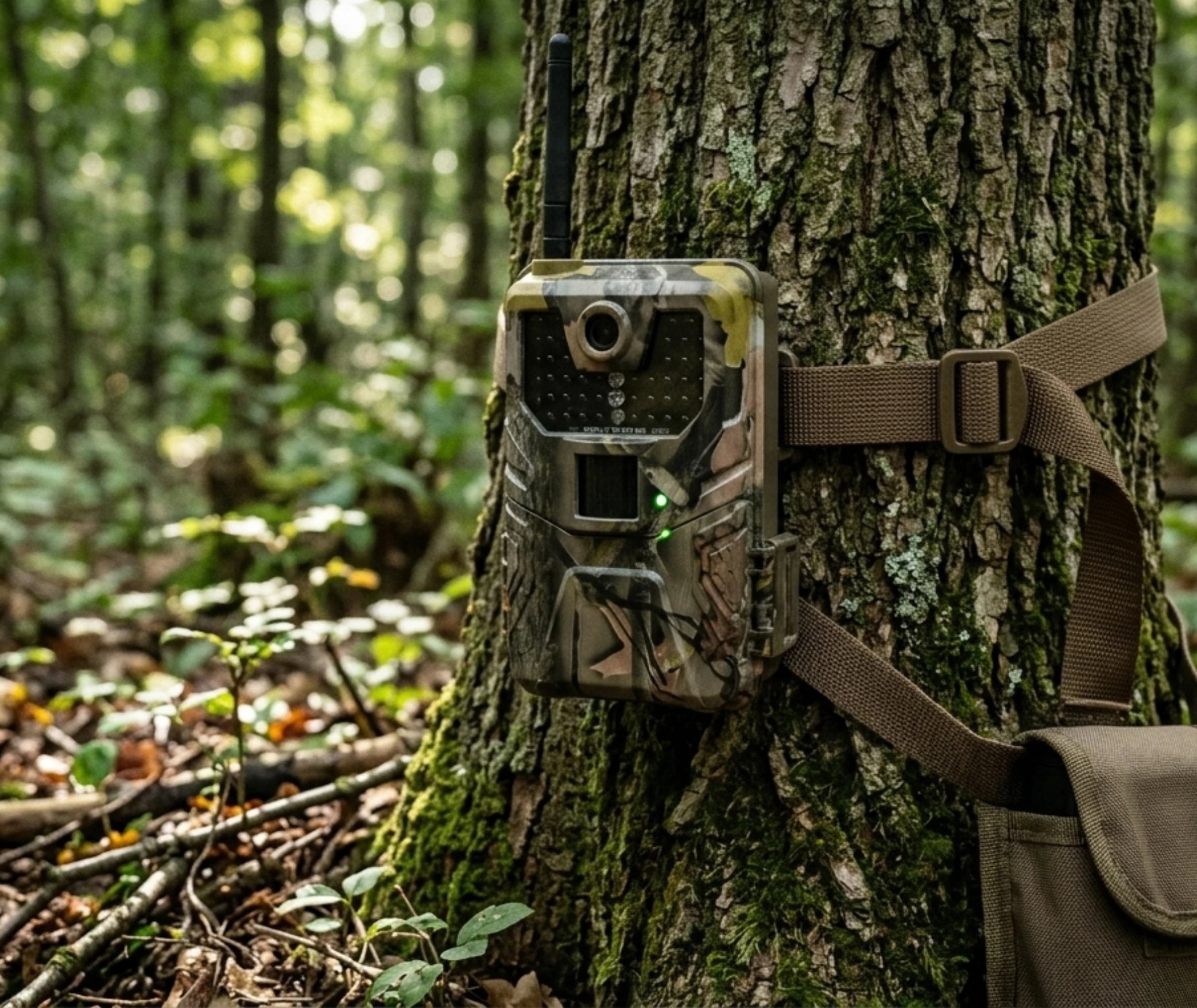 caméra de chasse tr-90s wifi vue de profil