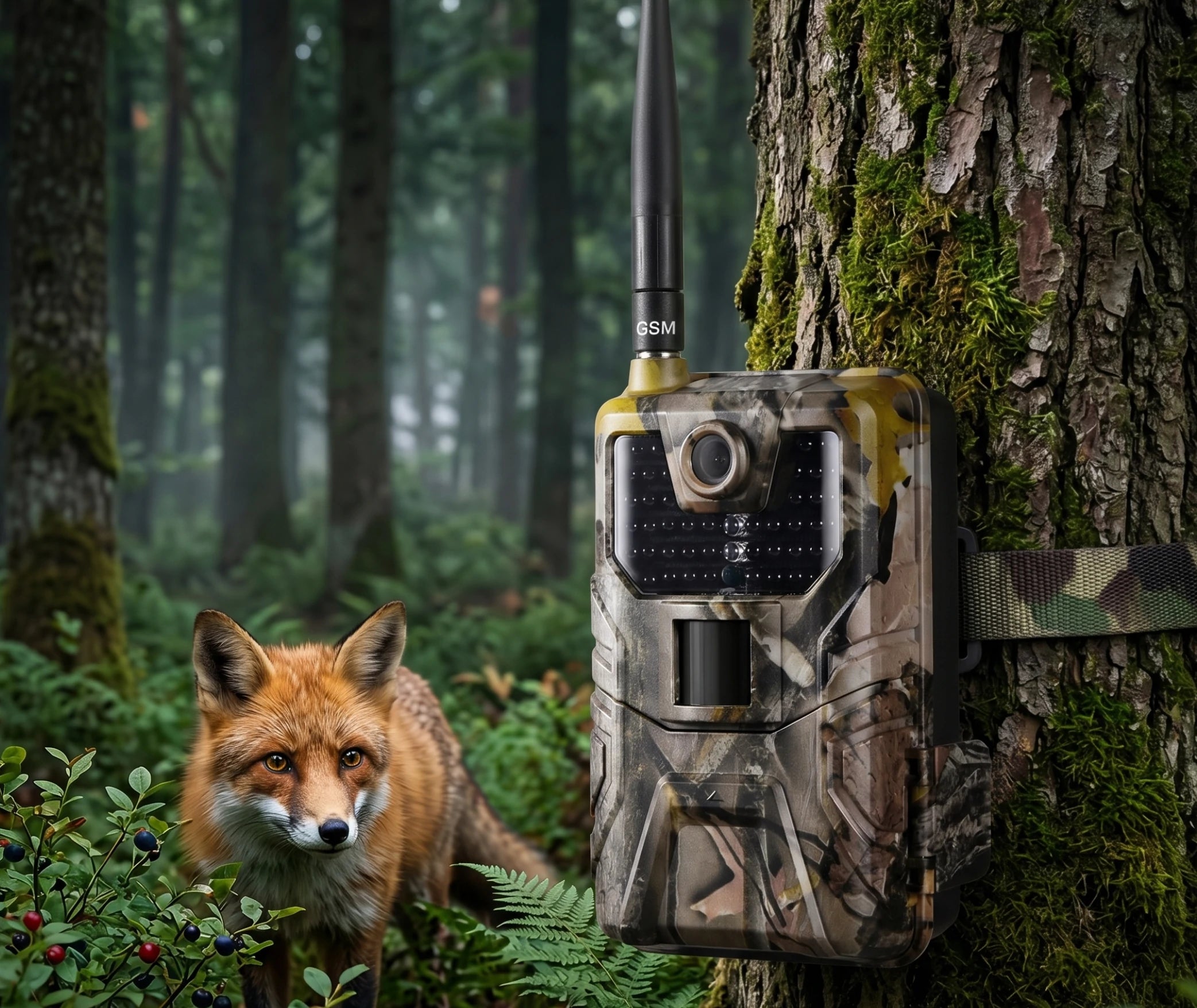 caméra de chasse tr-90x gsm 4g vue de profil