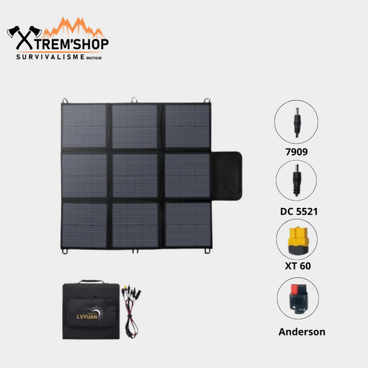 générateur solaire pliable foval vue de face