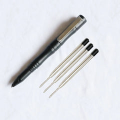 stylo tactique auto-défense pointe tungstène détaillée