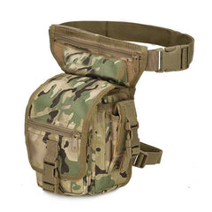 sac de jambe tactique militaire porté en situation