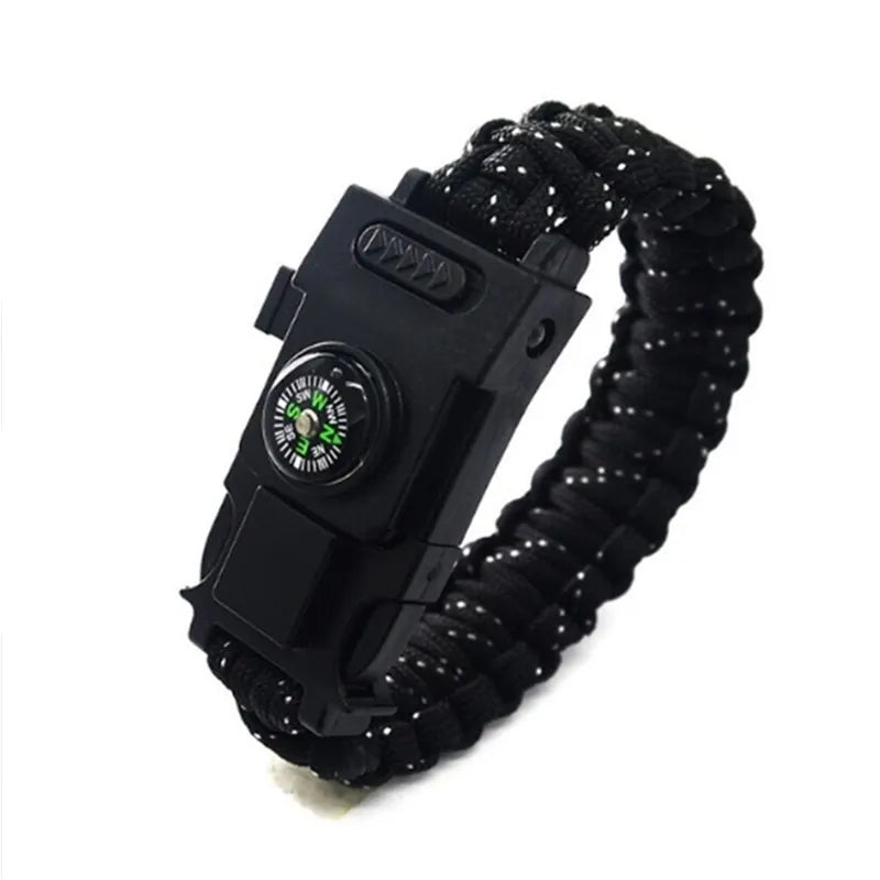 bracelet paracorde de survie coloris camouflage