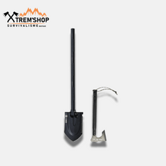 Hache tactique C60 et pelle dépliée