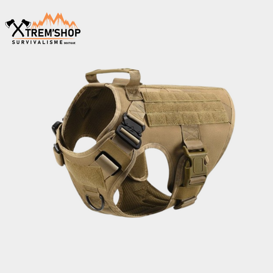 Harnais militaire pour chien vue d'ensemble
