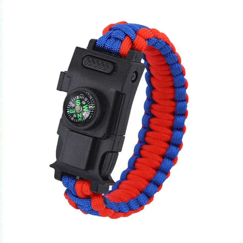 bracelet paracorde de survie vue d'ensemble