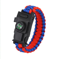 bracelet paracorde de survie vue d'ensemble