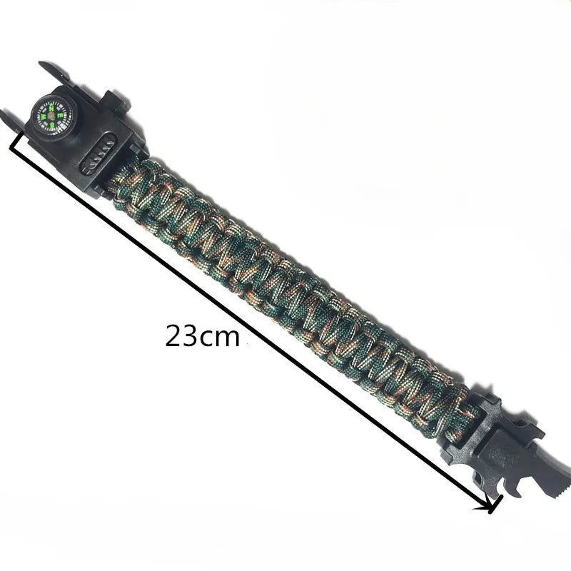bracelet paracorde de survie coloris kaki