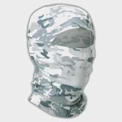 cagoule camouflage multifonction portée en situation