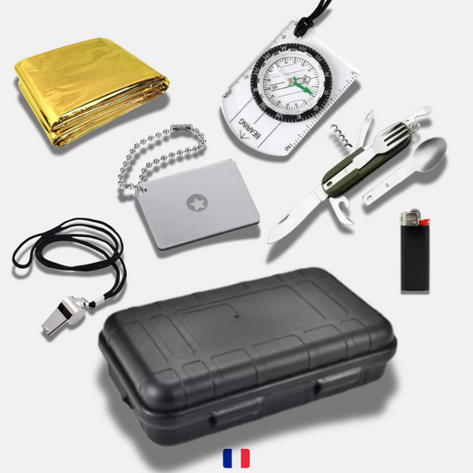 Kit de survie complet avec sac de transport