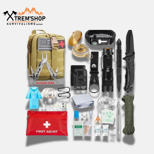 Kit de survie premier secours complet