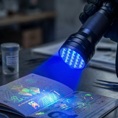 Lampe Led Lumière Bleue en situation