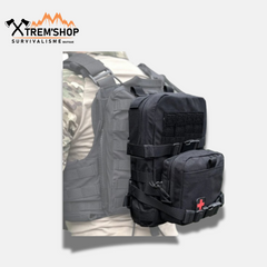 pack d'hydratation pour gilet tactique vue de face