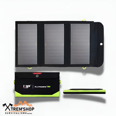 panneau solaire nomade randonnée allpowers vue de face