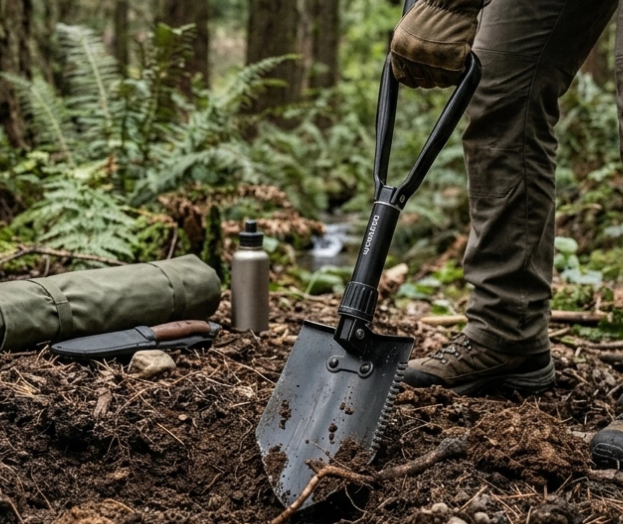 pelle multifonction survie workpro en situation