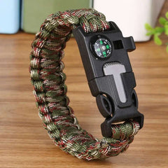 bracelet tactique paracorde tressage détaillé