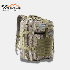 sac à dos survie ultra résistant vue de face