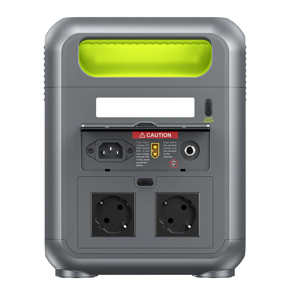 station d'alimentation portable fossibot f1200 ports de sortie