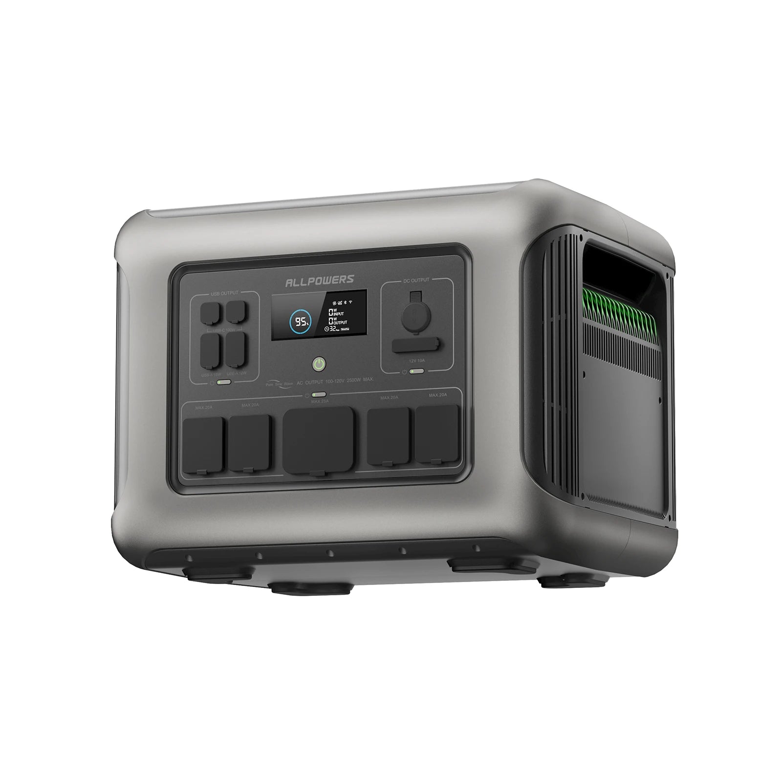 station d'alimentation portable allpowers r600 vue d'ensemble