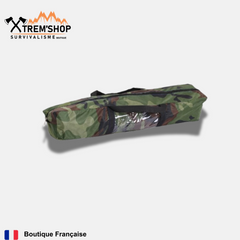 Tente de survie grand froid vue de face