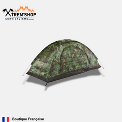 Toile de tente désert 2 personnes vue de face