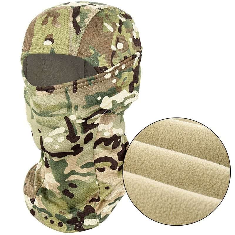 cagoule hiver multifonction outdoor coloris camouflage forêt