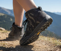 chaussure légère de randonnée en situation