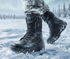 chaussure militaire grand froid en situation