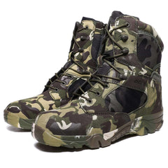 chaussure militaire hiver coloris camouflage