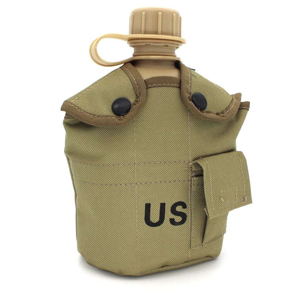 gourde militaire camouflage gourde ouverte