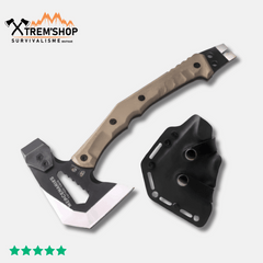 hache tactique de survie hx avec étui