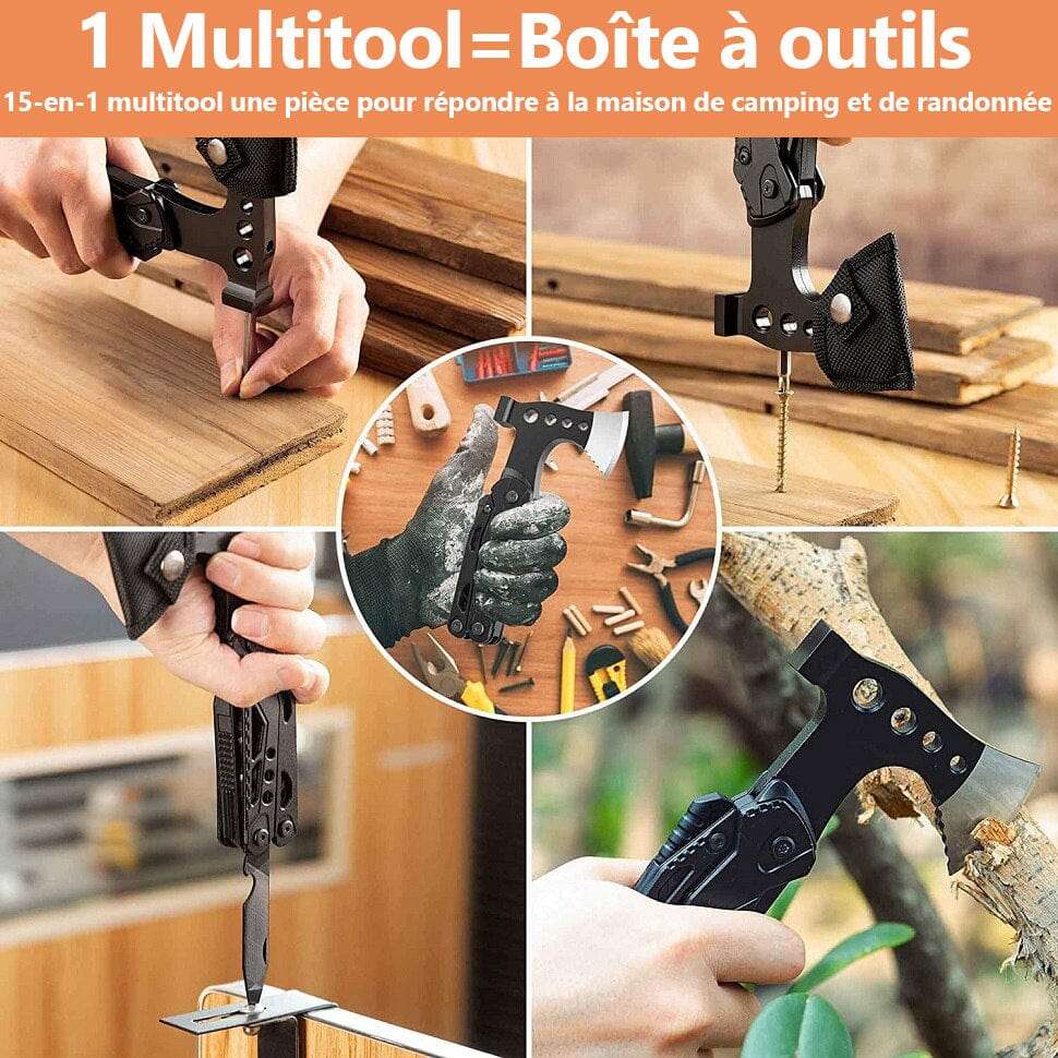 pince multifonctions survivalisme outils dépliés