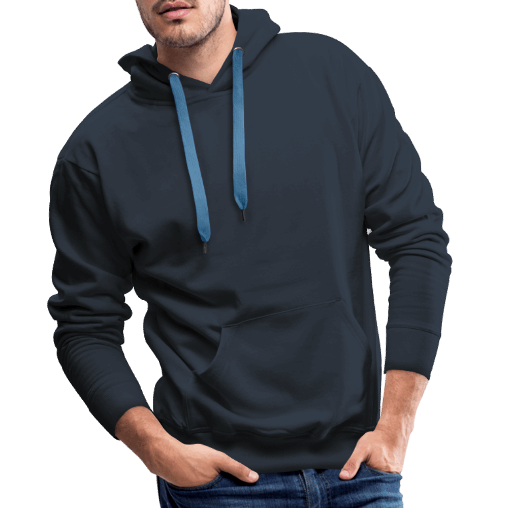 sweat-shirt à capuche survivalisme homme coloris marine dos