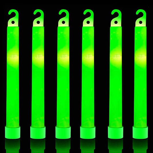 10 bâtons fluorescents de survie set complet