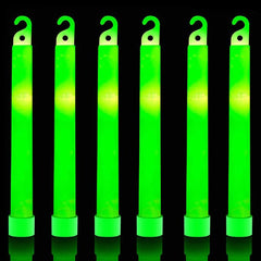 10 bâtons fluorescents de survie set complet