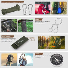 Kit de survie voyage trousse compacte