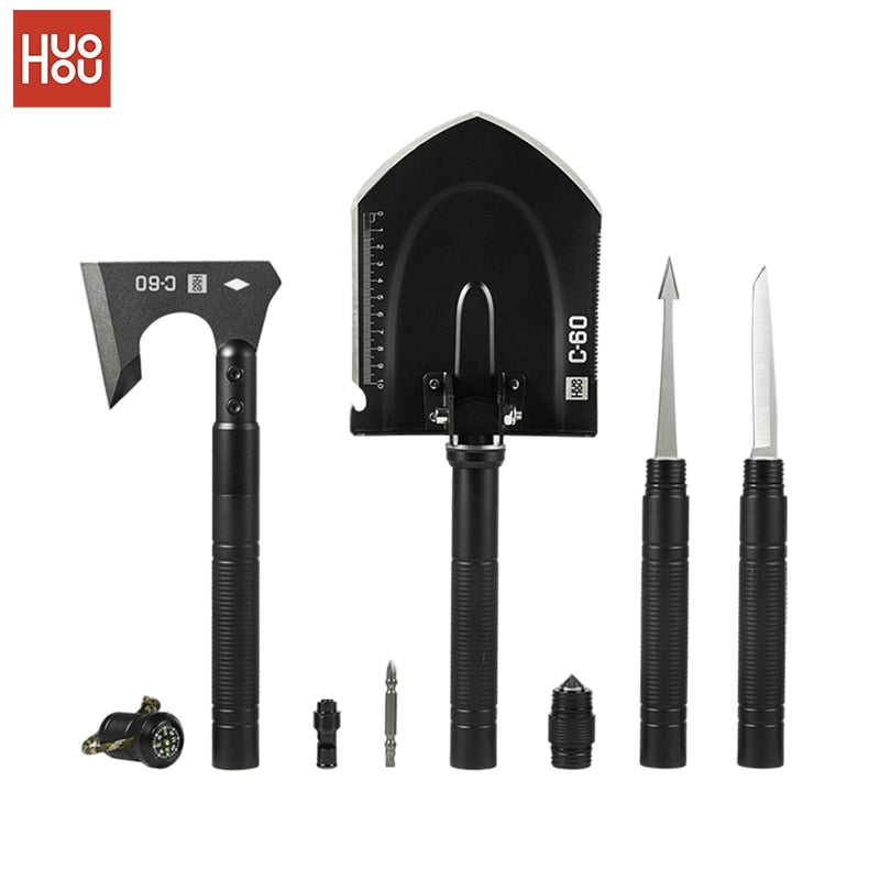 Hache tactique C60 et pelle manche tactique