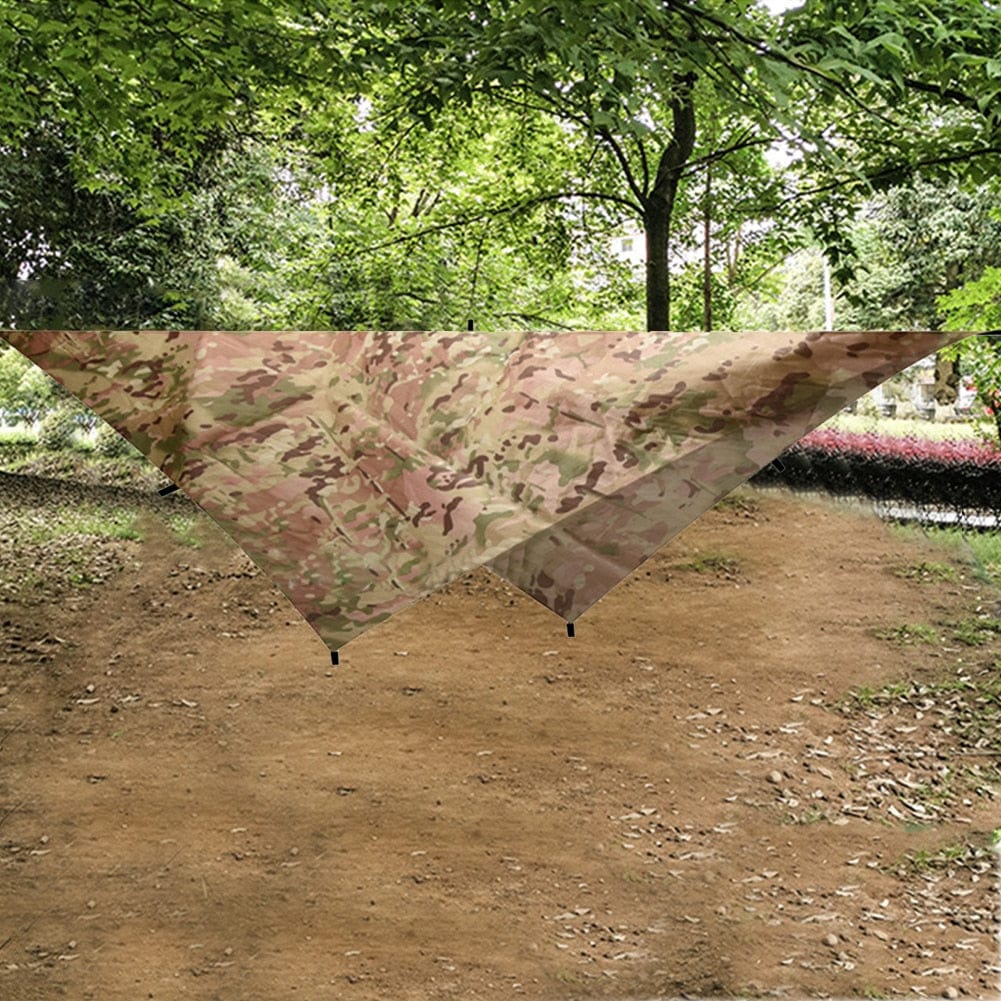 Abri camouflage de survie détails