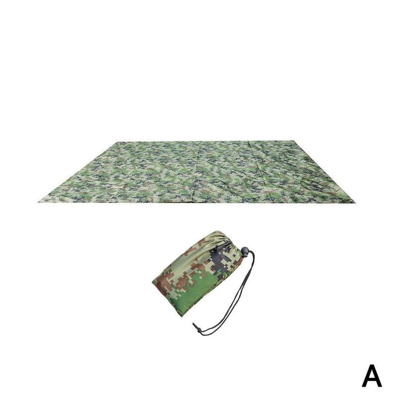 Bâche imperméable de survie vue de face