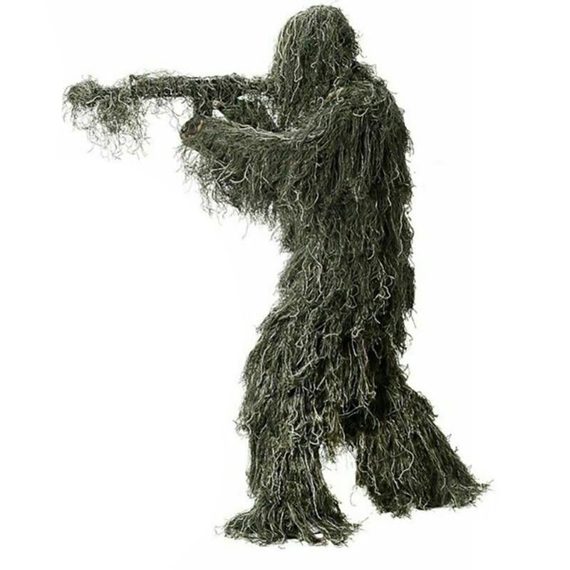 camouflage ghillie militaire vue d'ensemble