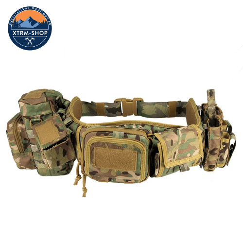 ceinture tactique militaire coloris camouflage