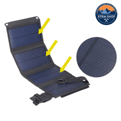 chargeur solaire en charge au soleil