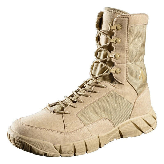 chaussure de marche homme coloris sable montante