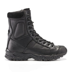 chaussure de randonnée haute noire vue de dessus