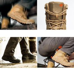 chaussure de randonnée marron vue d'ensemble