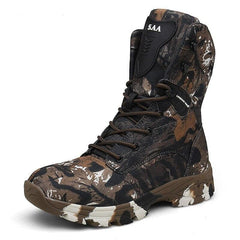 chaussure homme trekking coloris marron camouflage