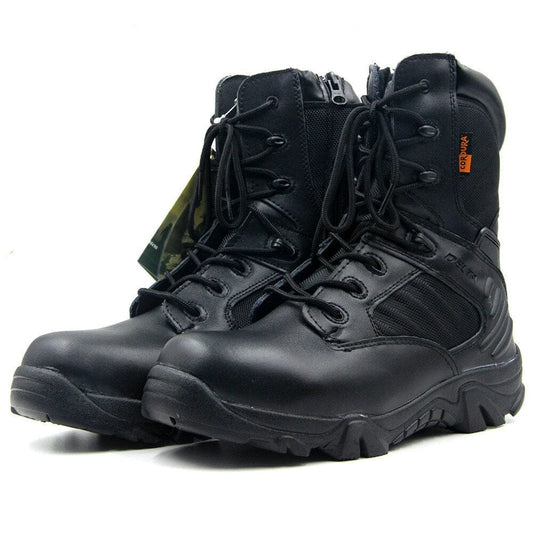chaussure militaire grand froid coloris noir montante